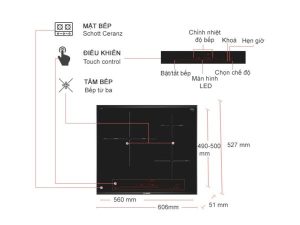 Bếp Từ BOSCH HMH.PID675DC1E|Serie 8 MADE IN SPAIN