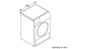 2.Bosch WQG241AGPL series 6 Máy sấy bơm nhiệt Bosch WQG241AGPL series 6