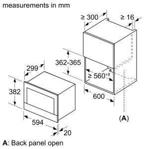 520BEL LÒ VI SÓNG ÂM TỦ BOSCH BEL520MS0K|SERIE 2