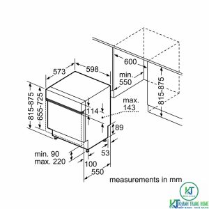 8 may rua bat bosch smi68ts06e MÁY RỬA BÁT BÁN ÂM BOSCH SMI68TS06E SERIE 6 SẤY ZEOLITH