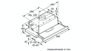 DHI623GSG 4 Máy Hút Mùi Âm Tủ BOSCH HMH.DFS067K51 Serie 8 - 60 Cm