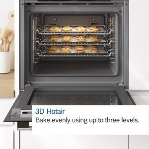 HBA5360B0K 2 LÒ NƯỚNG ÂM TỦ BOSCH HBA5360B0K SERIE 6 71L