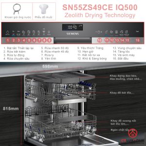 anh noi bat sn55zs49ce 1000x1000 1 MÁY RỬA BÁT ÂM TỦ SIEMENS SN55ZS49CE IQ500