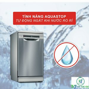 aquastop may rua bat bosch sps4emi60e MÁY RỬA BÁT ĐỘC LẬP BOSCH 45CM SPS4EMI60E SERIE 4