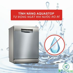 aquastop may rua bat sms6edi06e MÁY RỬA BÁT BOSCH SMS6EDI06E ĐỘC LẬP SERIE 6 13 BỘ