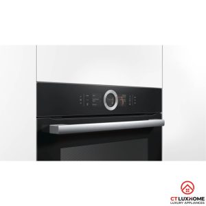 bang dieu khien lo nuong kem hap bosch hsg636bb1 LÒ NƯỚNG KÈM HẤP BOSCH HSG636BB1 SERIE 8 71L ÂM TỦ