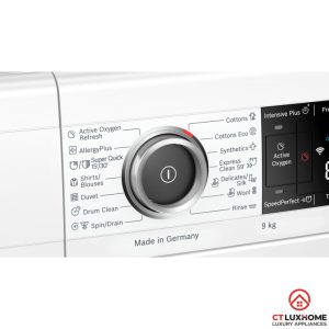 cac chuong trinh may giat bosch wav28l40sg MÁY GIẶT BOSCH SERIE 8 WAV28L40SG ACTIVEOXYGEN 9KG 1400RPM