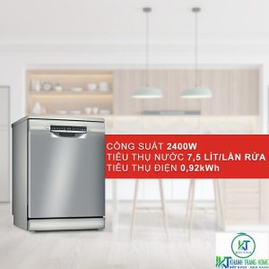 cong suat may rua chen bosch sms4hti45e MÁY RỬA BÁT ĐỘC LẬP BOSCH SMS4HTI45E SERIE 4 12 BỘ