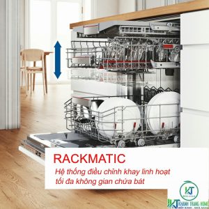 he thong rackmatic may rua bat bosch smi6zcs00e MÁY RỬA BÁT BOSCH BÁN ÂM SMI6ZCS00E SERIE 6 SẤY ZEOLITH