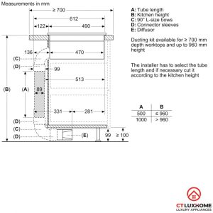 huong dan bep tu bosch pvq731f15e 1 BẾP TỪ KẾT HỢP HÚT MÙI BOSCH PVQ731F15E SERIE 6 BỐN VÙNG NẤU