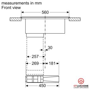 huong dan bep tu bosch pvq731f15e 10 BẾP TỪ KẾT HỢP HÚT MÙI BOSCH PVQ731F15E SERIE 6 BỐN VÙNG NẤU