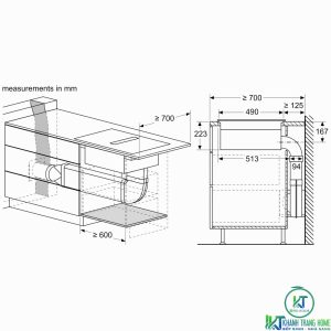 huong dan bep tu bosch pvq731f15e 4 BẾP TỪ KẾT HỢP HÚT MÙI BOSCH PVQ731F15E SERIE 6 BỐN VÙNG NẤU