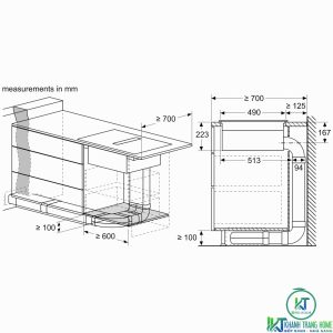 huong dan bep tu bosch pvq731f15e 5 BẾP TỪ KẾT HỢP HÚT MÙI BOSCH PVQ731F15E SERIE 6 BỐN VÙNG NẤU