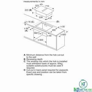 huong dan bep tu bosch pvq731f15e 8 BẾP TỪ KẾT HỢP HÚT MÙI BOSCH PVQ731F15E SERIE 6 BỐN VÙNG NẤU
