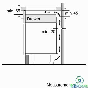 huong dan bep tu bosch pxe875dc1e 2 BẾP TỪ BOSCH SERIE 8 PXE875DC1E ĐA ĐIỂM 4 VÙNG NẤU 7400W