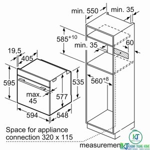 huong dan lo nuong kem hap bosch hsg636bb1 2 LÒ NƯỚNG KÈM HẤP BOSCH HSG636BB1 SERIE 8 71L ÂM TỦ