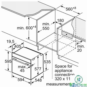 huong dan lo nuong kem hap bosch hsg636bb1 4 LÒ NƯỚNG KÈM HẤP BOSCH HSG636BB1 SERIE 8 71L ÂM TỦ