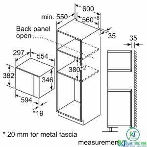 huong dan lo vi song bosch bfl523ms0h 2 LÒ VI SÓNG ÂM TỦ BOSCH BFL523MS0H SERIE 4 20 LÍT AUTOPILOT 7