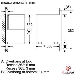 huong dan lo vi song bosch bfl634gs1b 2 LÒ VI SÓNG BOSCH BFL634GS1B SERIE 8 ÂM TỦ 21 LÍT AUTOPILOT 7
