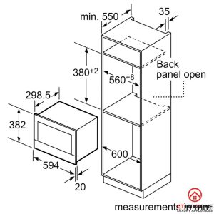 huong dan lo vi song bosch bfl634gs1b 3 LÒ VI SÓNG BOSCH BFL634GS1B SERIE 8 ÂM TỦ 21 LÍT AUTOPILOT 7
