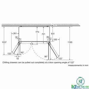 huong dan tu lanh bosch kad92hi31 1 TỦ LẠNH SIDE BY SIDE BOSCH KAD92HI31 SERIE 8 540 LÍT