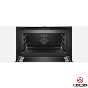 khoang lo lo vi song bosch cmg633bs1b LÒ VI SÓNG CÓ NƯỚNG BOSCH CMG633BS1B ÂM TỦ SERIE 8 45L