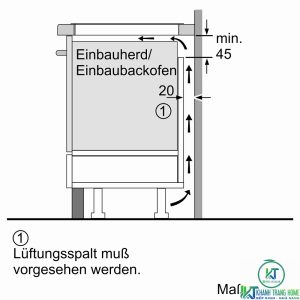 kich thuoc bep tu bosch pxe601dc1e 4 BẾP TỪ BOSCH SERIE 8 PXE601DC1E 4 VÙNG NẤU