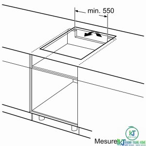 kich thuoc bep tu bosch pxe631fc1e 3 BẾP TỪ BOSCH SERIE 6 PXE631FC1E 4 VÙNG NẤU