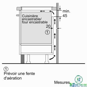 kich thuoc bep tu bosch pxe631fc1e BẾP TỪ BOSCH SERIE 6 PXE631FC1E 4 VÙNG NẤU