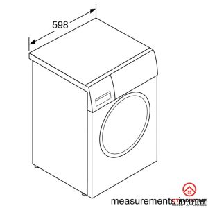 kich thuoc may giat bosch waw28440sg MÁY GIẶT BOSCH SERIE 8 WAW28440SG VARIOPERFECT 8KG 1400RPM