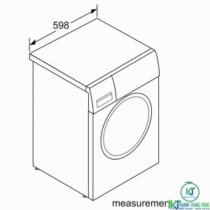kich thuoc may giat bosch wgg244a0sg MÁY GIẶT BOSCH SERIE 6 WGG244A0SG I-DOS 9KG 1400RPM