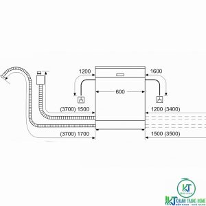 kich thuoc may rua bat bosch smi6zcs00e MÁY RỬA BÁT BOSCH BÁN ÂM SMI6ZCS00E SERIE 6 SẤY ZEOLITH