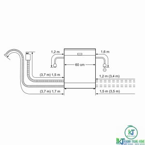 kich thuoc may rua bat bosch sms88tw02m MÁY RỬA BÁT BOSCH ĐỘC LẬP SMS88TW02M SERIE 8 SẤY ZEOLITH