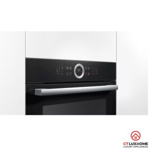 lo nuong am tu bosch hbg634bb1b LÒ NƯỚNG ÂM TỦ BOSCH HBG634BB1B SERIE 8 71L HYDROCLEAN