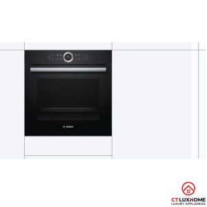 lo nuong bosch hbg634bb1b serie 8 LÒ NƯỚNG ÂM TỦ BOSCH HBG634BB1B SERIE 8 71L HYDROCLEAN