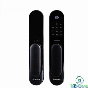 mat truoc va sau khoa van tay bosch fu700 KHÓA ĐIỆN TỬ BOSCH FU700 FUSION SMART LOCK - Màu sắc: Đen nhám