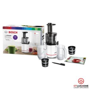 may ep cham bosch mesm500w 5 MÁY ÉP CHẬM BOSCH MESM500W VITAEXTRACT 150W MÀU TRẮNG