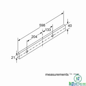 may hut mui am tu bosch dfl064w53b 9 MÁY HÚT MÙI ÂM TỦ BOSCH DFL064W53B SERIE 2 NGANG 60CM