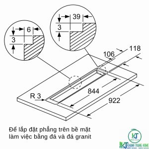 may hut mui bosch ddd97bm60b 10 MÁY HÚT MÙI ÂM BÀN BOSCH DDD97BM60B SERIE 8 NGANG 90CM