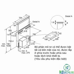 may hut mui bosch ddd97bm60b 12 MÁY HÚT MÙI ÂM BÀN BOSCH DDD97BM60B SERIE 8 NGANG 90CM