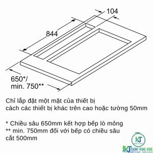 may hut mui bosch ddd97bm60b MÁY HÚT MÙI ÂM BÀN BOSCH DDD97BM60B SERIE 8 NGANG 90CM