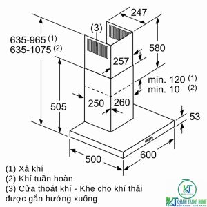may hut mui bosch dwb66dm50b 7 MÁY HÚT MÙI GẮN TƯỜNG BOSCH DWB66DM50B SERIE 4 NGANG 60CM