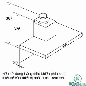 may hut mui bosch dwb66dm50b 8 MÁY HÚT MÙI GẮN TƯỜNG BOSCH DWB66DM50B SERIE 4 NGANG 60CM