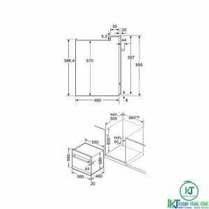 may rua bat mini bosch sce52m65eu 1 MÁY RỬA BÁT MINI ÂM TỦ BOSCH SCE52M65EU SERIE 6 8 BỘ