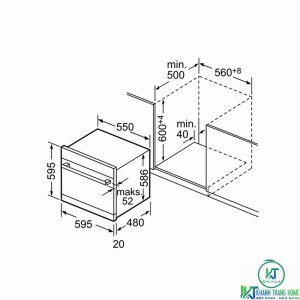 may rua bat mini bosch sce52m65eu 9 MÁY RỬA BÁT MINI ÂM TỦ BOSCH SCE52M65EU SERIE 6 8 BỘ