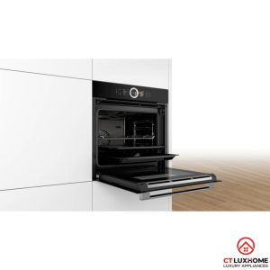 thiet ke am lo nuong kem hap bosch hsg636bb1 LÒ NƯỚNG KÈM HẤP BOSCH HSG636BB1 SERIE 8 71L ÂM TỦ