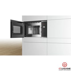 thiet ke nho gon lo vi song bosch bfl523ms0b LÒ VI SÓNG ÂM TỦ BOSCH BFL523MS0B SERIE 4 20 LÍT AUTOPILOT 7