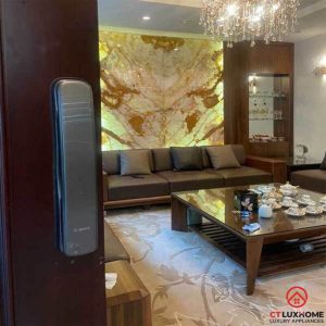thiet ke sang trong khoa van tay bosch el800 KHÓA ĐIỆN TỬ BOSCH EL800 ELITE SMART LOCK - Màu sắc: Đen nhám