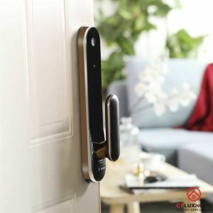 thiet ke sang trong khoa van tay bosch fu700 KHÓA ĐIỆN TỬ BOSCH FU700 FUSION SMART LOCK - Màu sắc: Đen nhám