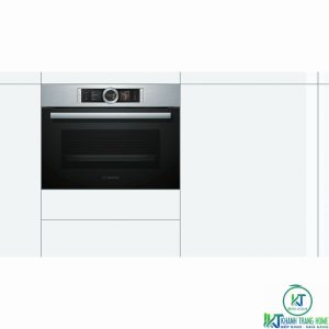 thiet ke sang trong lo nuong kem hap bosch csg636bs3 LÒ NƯỚNG KÈM HẤP BOSCH CSG636BS3 SERIE 8 47L ÂM TỦ